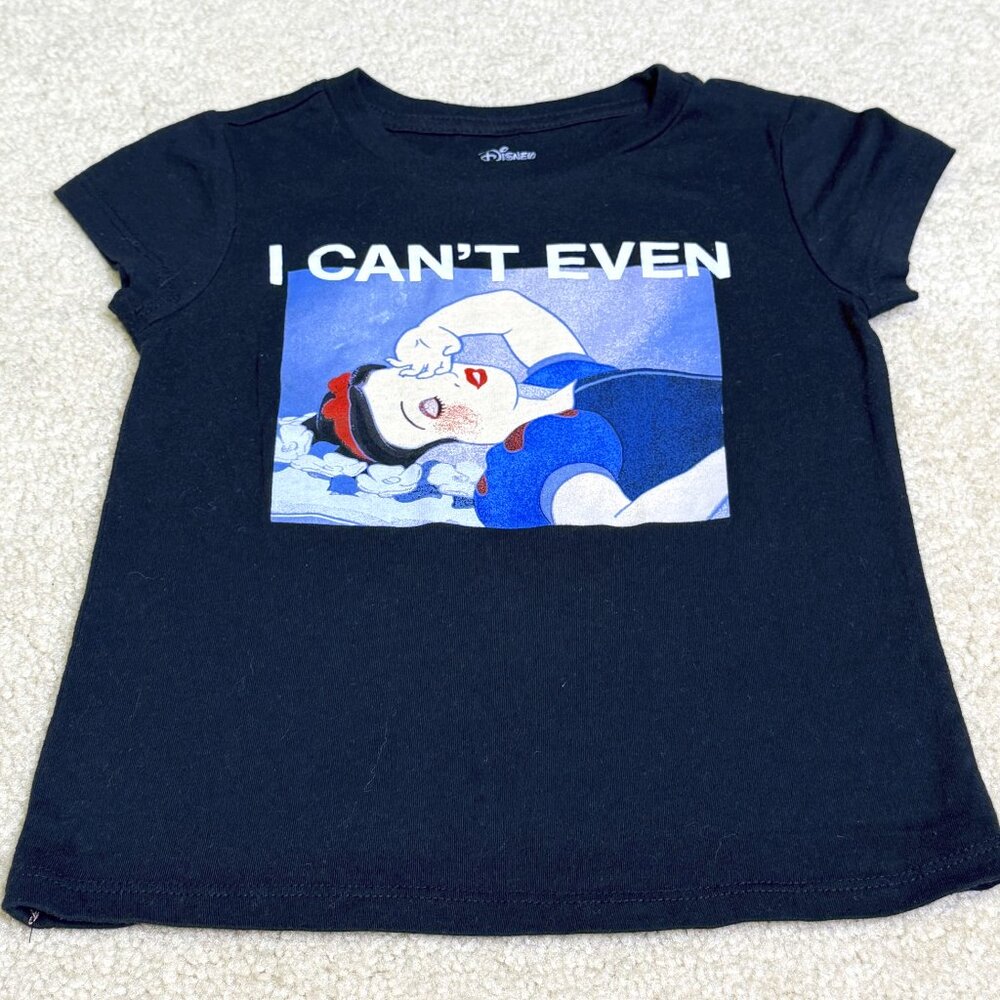 Disney Princess - Snow White - Girls Short Sleeve Shirt - Size XS